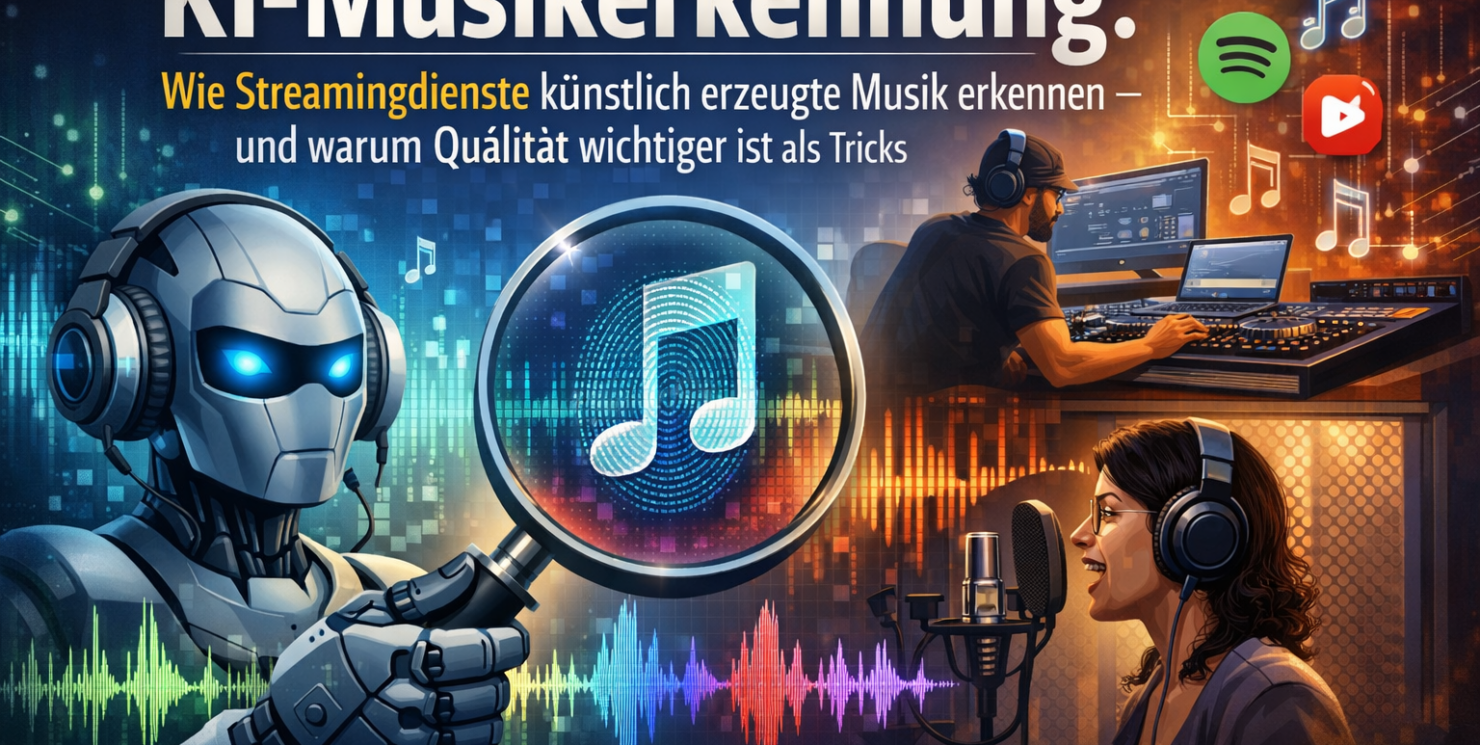 KI-Musikerkennung: Wie Streamingdienste künstlich erzeugte Musik erkennen – und warum Qualität wichtiger ist als Tricks