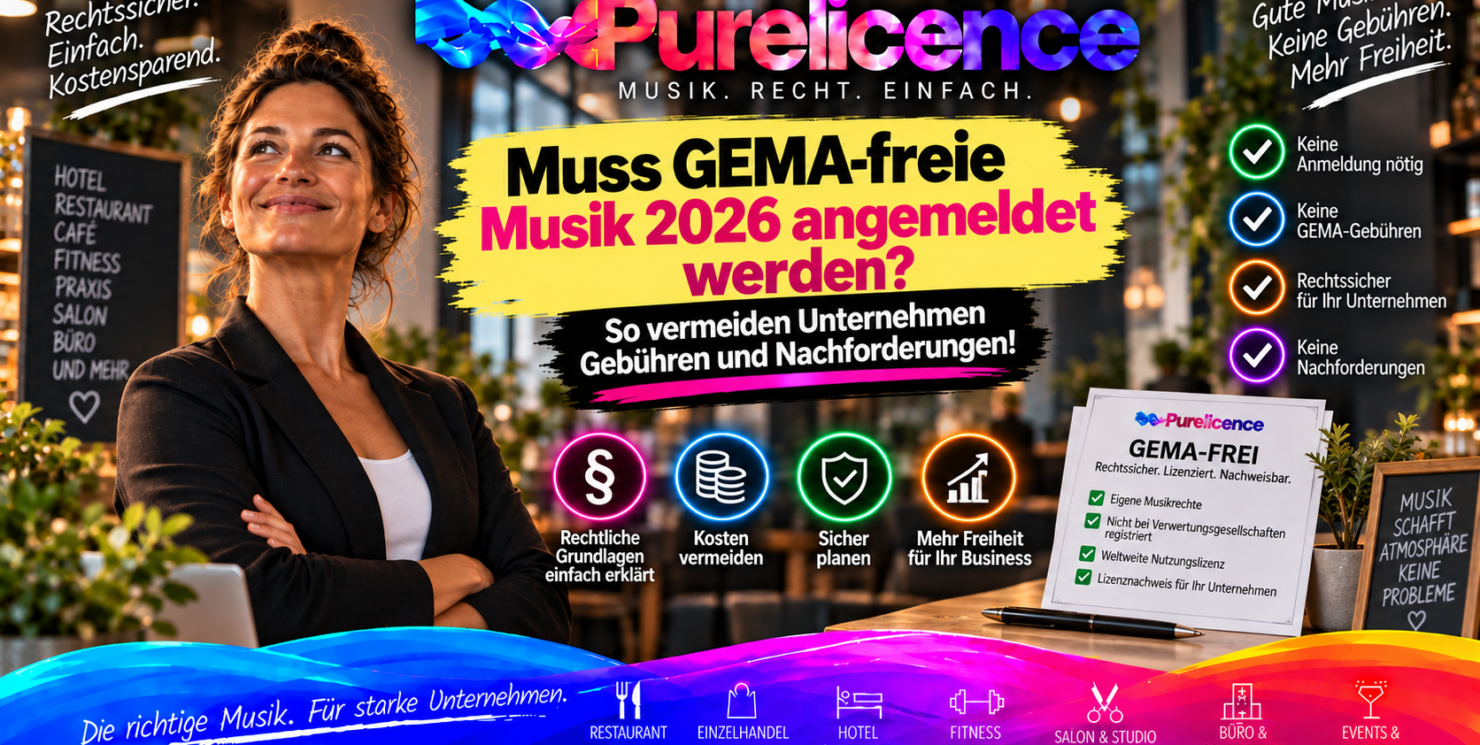 Muss ich GEMA-freie Musik bei der GEMA anmelden? Nachweis, Ablauf und Praxisbeispiele 2026
