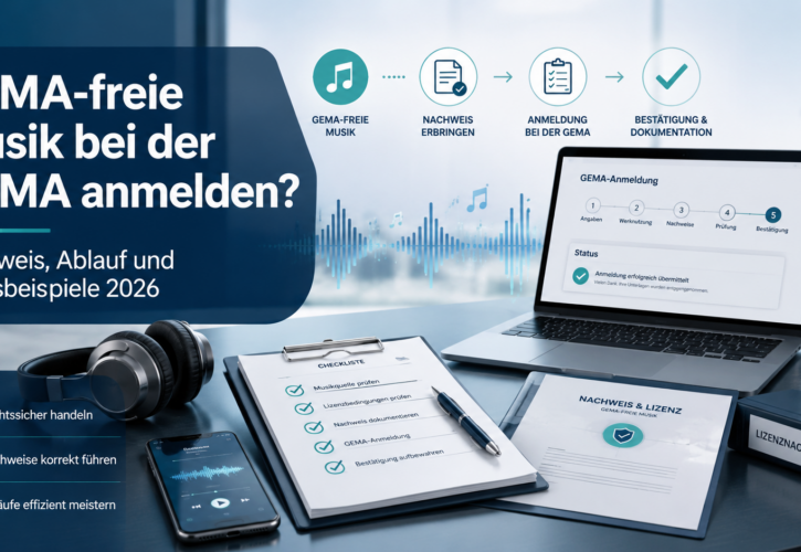 Muss ich GEMA-freie Musik bei der GEMA anmelden? Nachweis, Ablauf und Praxisbeispiele 2026