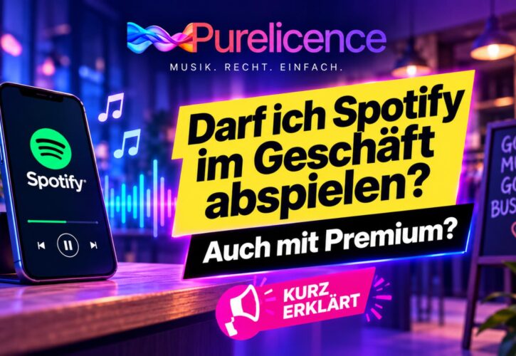 Darf ich Spotify im Geschäft abspielen, wenn ich Premium bezahle