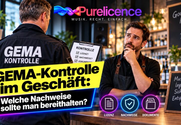 GEMA-Kontrolle im Geschäft: Welche Nachweise sollten Unternehmen für ihre Musiknutzung bereithalten?