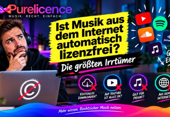 Internetmusik im Unternehmen: Sind Downloads, Streams und kostenlose Tracks automatisch lizenzfrei?!