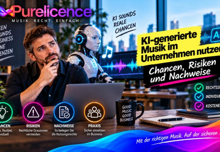 KI-Musik im Unternehmen: Chancen, Risiken, GEMA-Fragen und wichtige Nachweise für Betriebe 2026 neu!