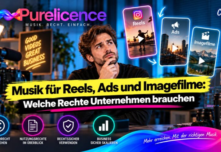 Musik für Reels, Ads und Imagefilme: Welche Rechte brauchen Unternehmen für Videos, Werbung und Ads?