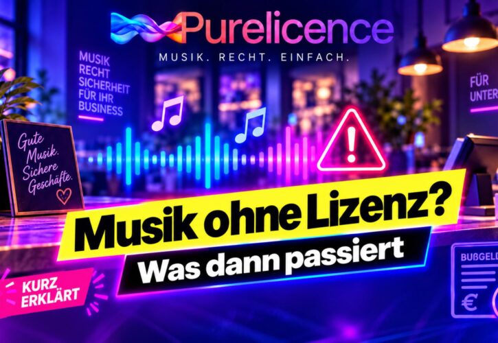 Musik ohne Lizenz im Unternehmen: Welche Risiken, Nachzahlungen und Probleme können dabei entstehen?