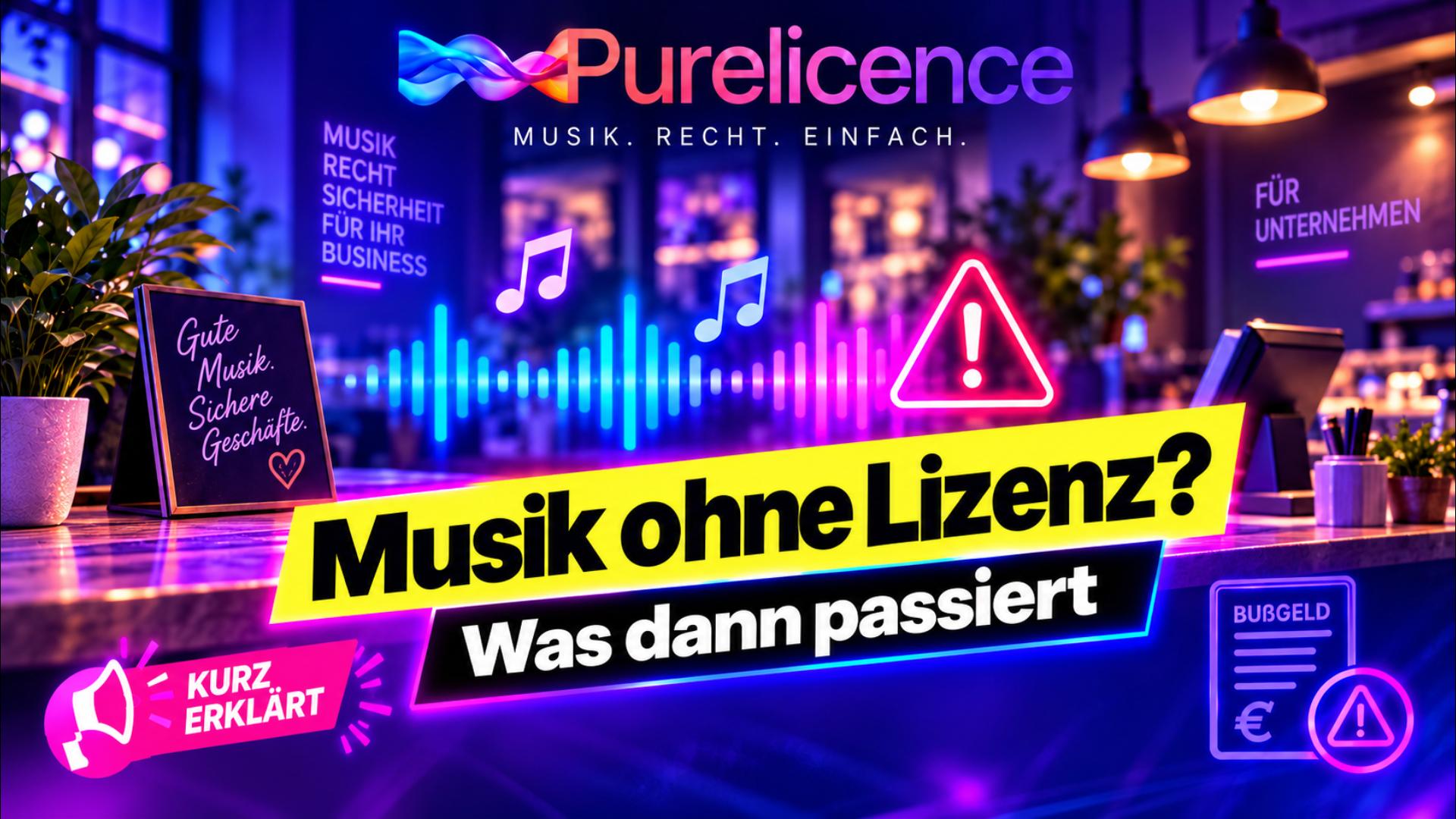 Musik ohne Lizenz im Unternehmen: Welche Risiken, Nachzahlungen und Probleme können dabei entstehen?