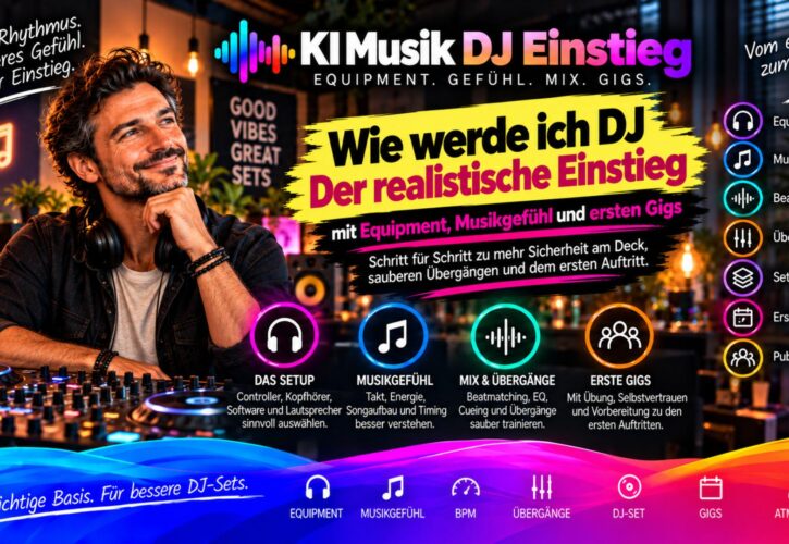 DJ werden 2026: Equipment, Musikgefühl, erste Gigs und DJ-Handwerk für deinen erfolgreichen Einstieg
