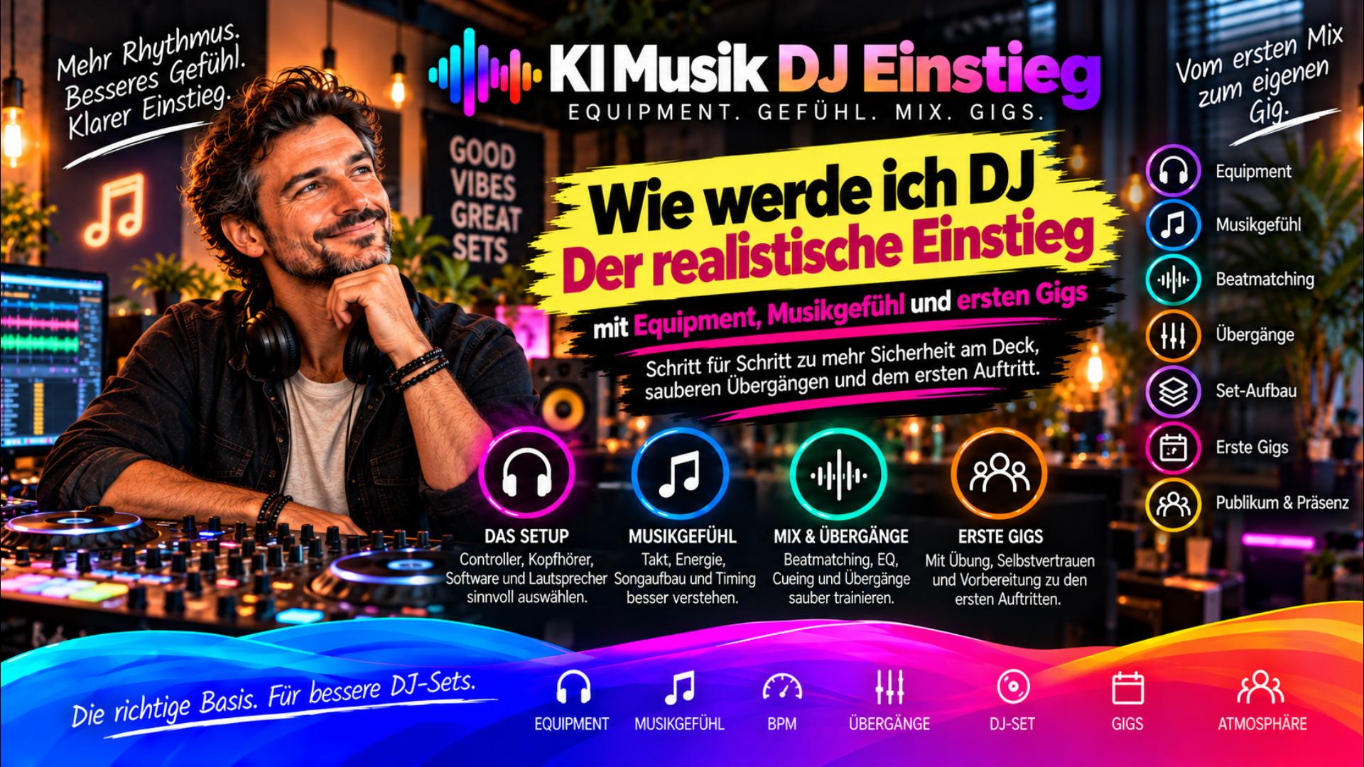 DJ werden 2026: Equipment, Musikgefühl, erste Gigs und DJ-Handwerk für deinen erfolgreichen Einstieg